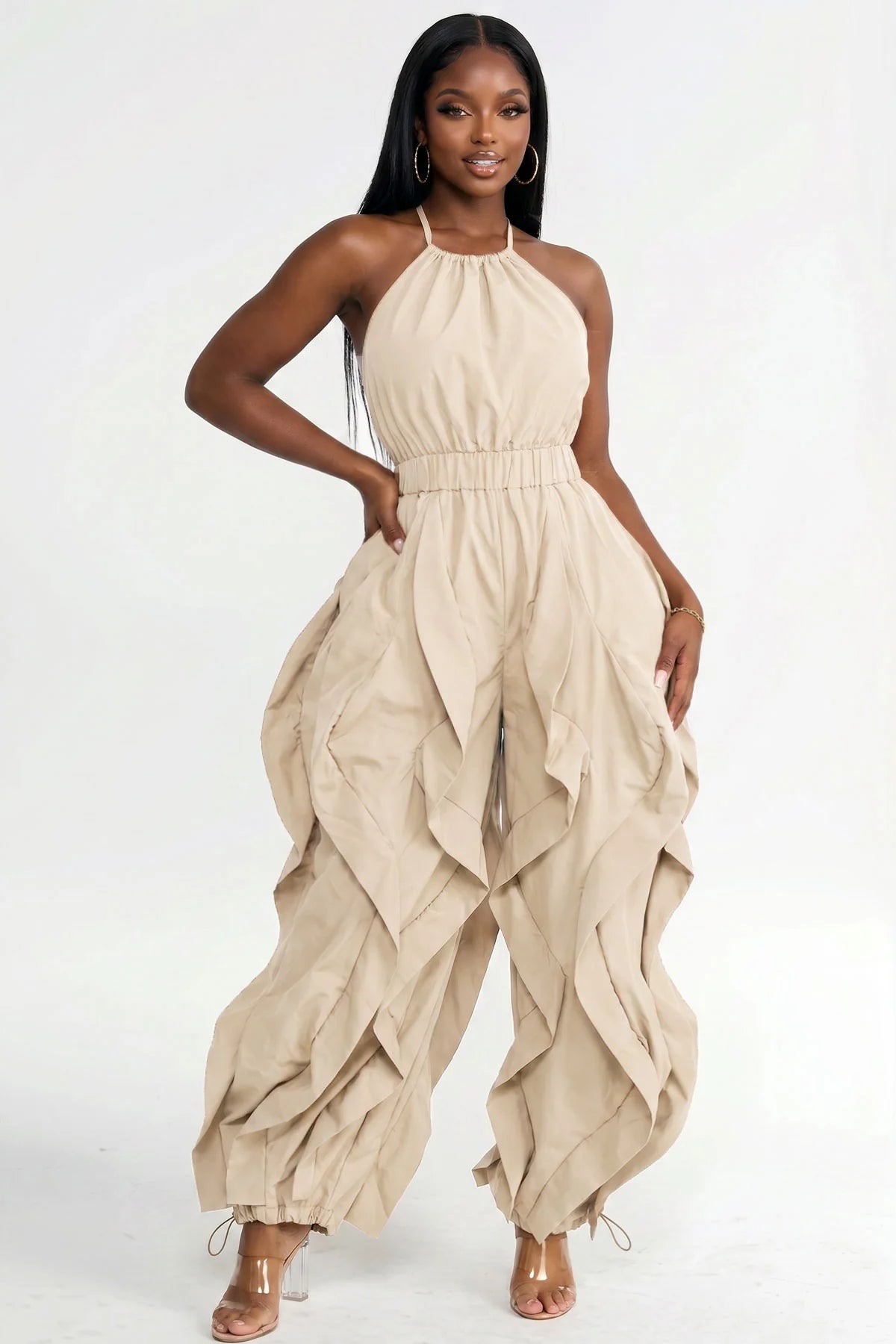 RIPPLE EFFECT JUMPSUIT