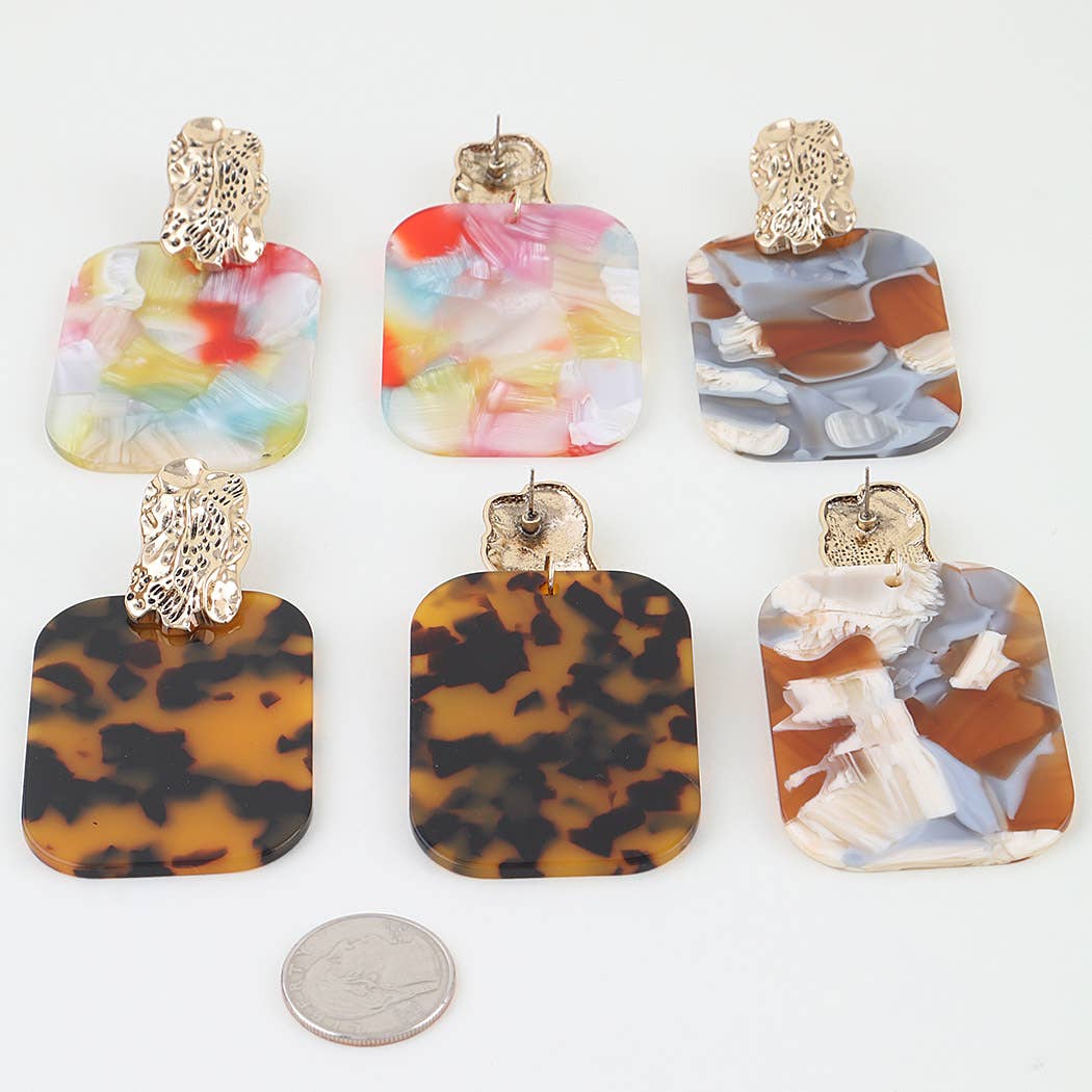 Pastel Grain Fashion Earrings