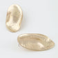 Hammered Frame Plate Earrings