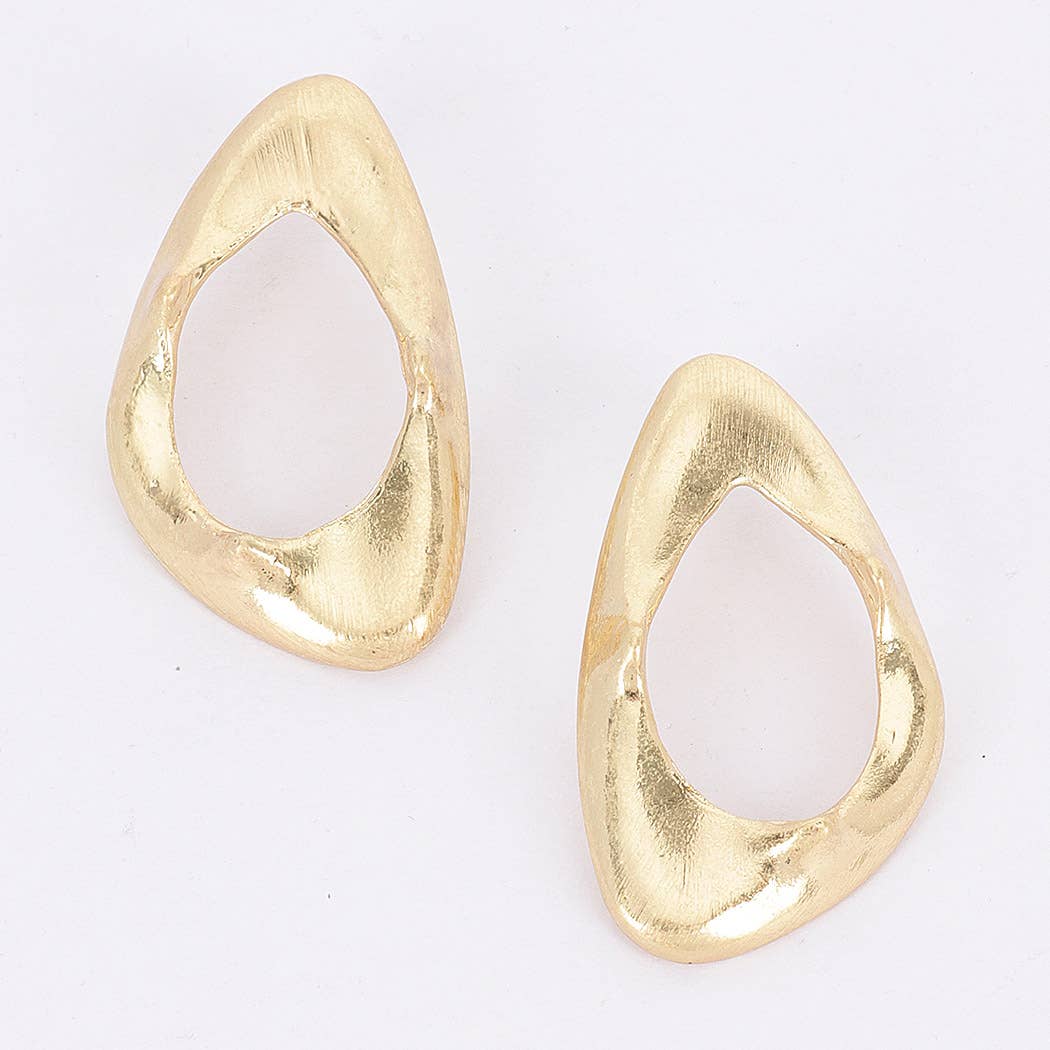 Gold Plated Metal Earring