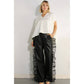 ORGANZA RUFFLE SIDE PANTS