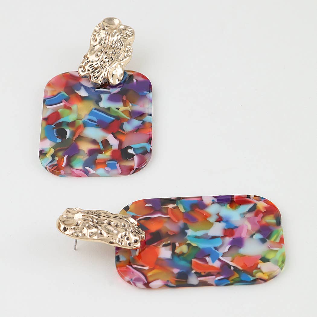 Pastel Grain Fashion Earrings
