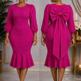 BOW BACK DRESS