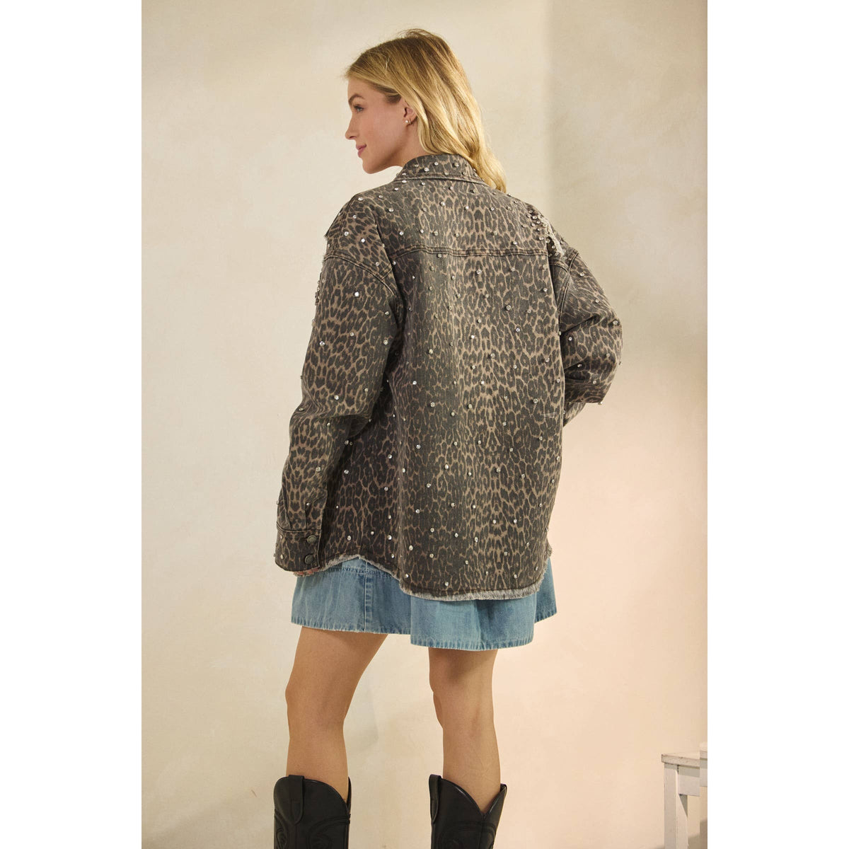 Rhinestone Camo Jacket
