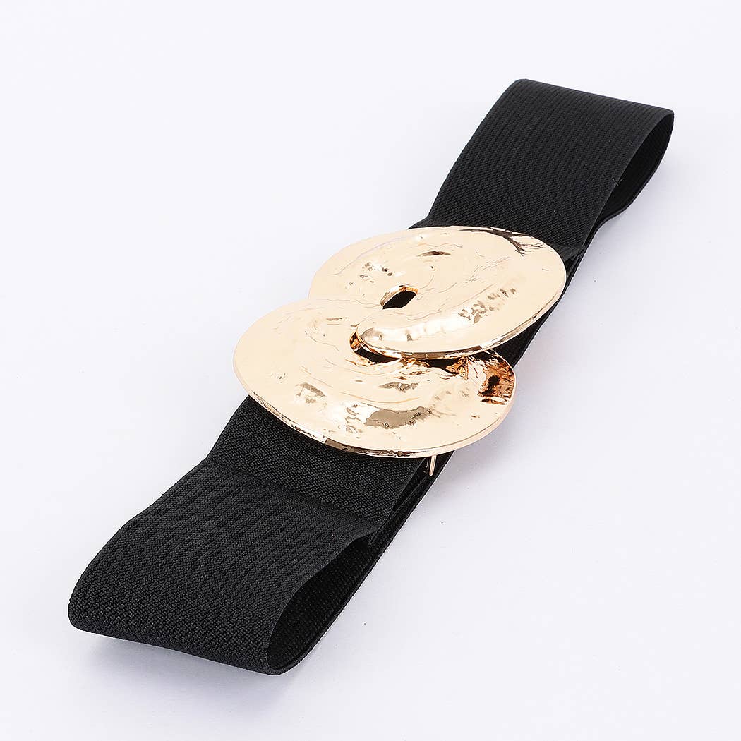 Metal Buckle Stretch Belt
