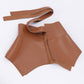 Faux Leather Skirt Belt