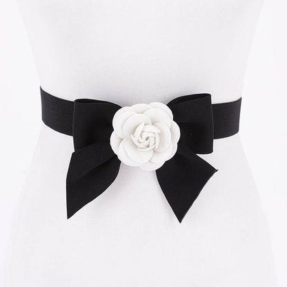 Flower Ribbon Elastic Belt