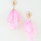 Blossoming Rose Drop Earrings