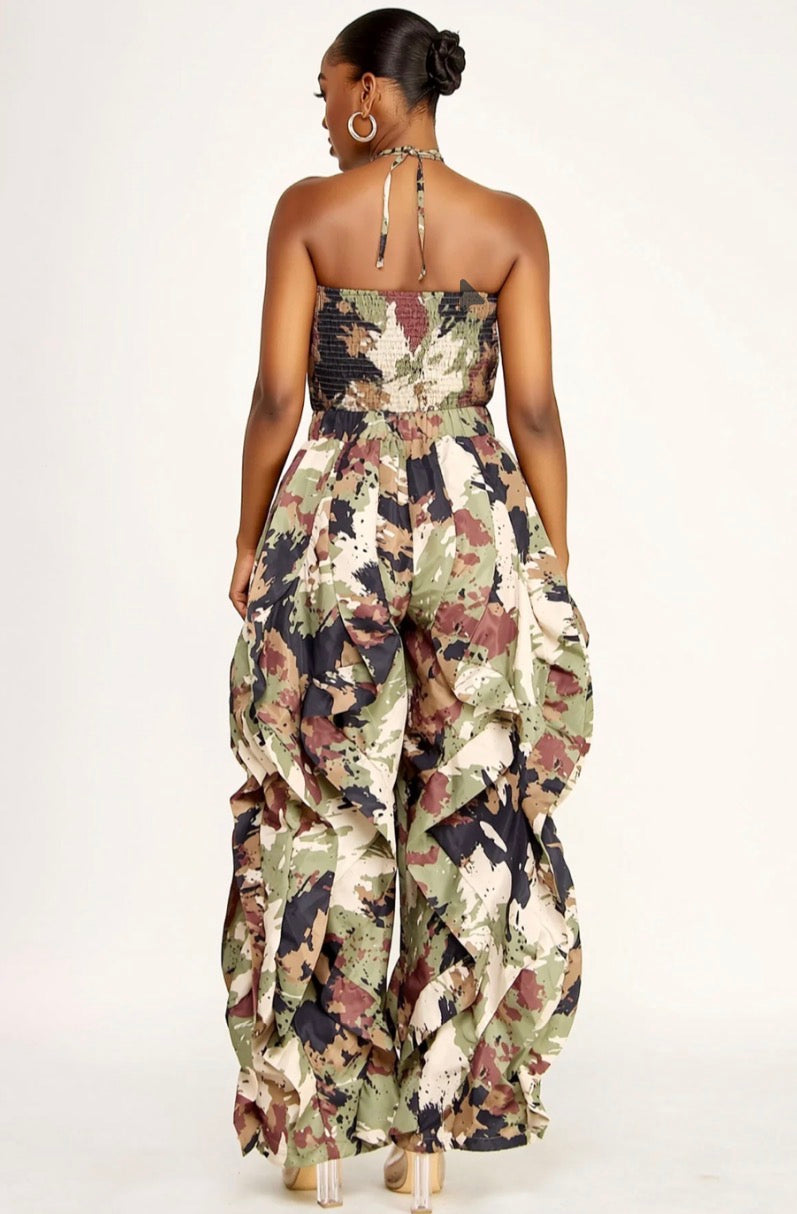 RIPPLE EFFECT JUMPSUIT PRINT