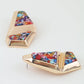 Abstract Mirror Gemstone Earrings