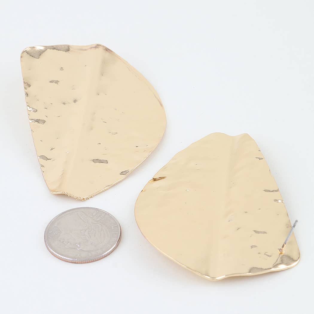 Hammered Fashion Stud Earrings