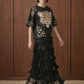 Embellished Leopard Motif Oversized T-Shirt