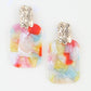 Pastel Grain Fashion Earrings