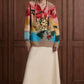 INTARSIA KNIT HOODIE