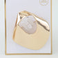 Polished Ripple Twist Brooch