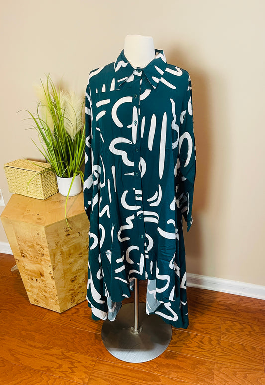 SILKY SMOOTH DRESS- GREEN