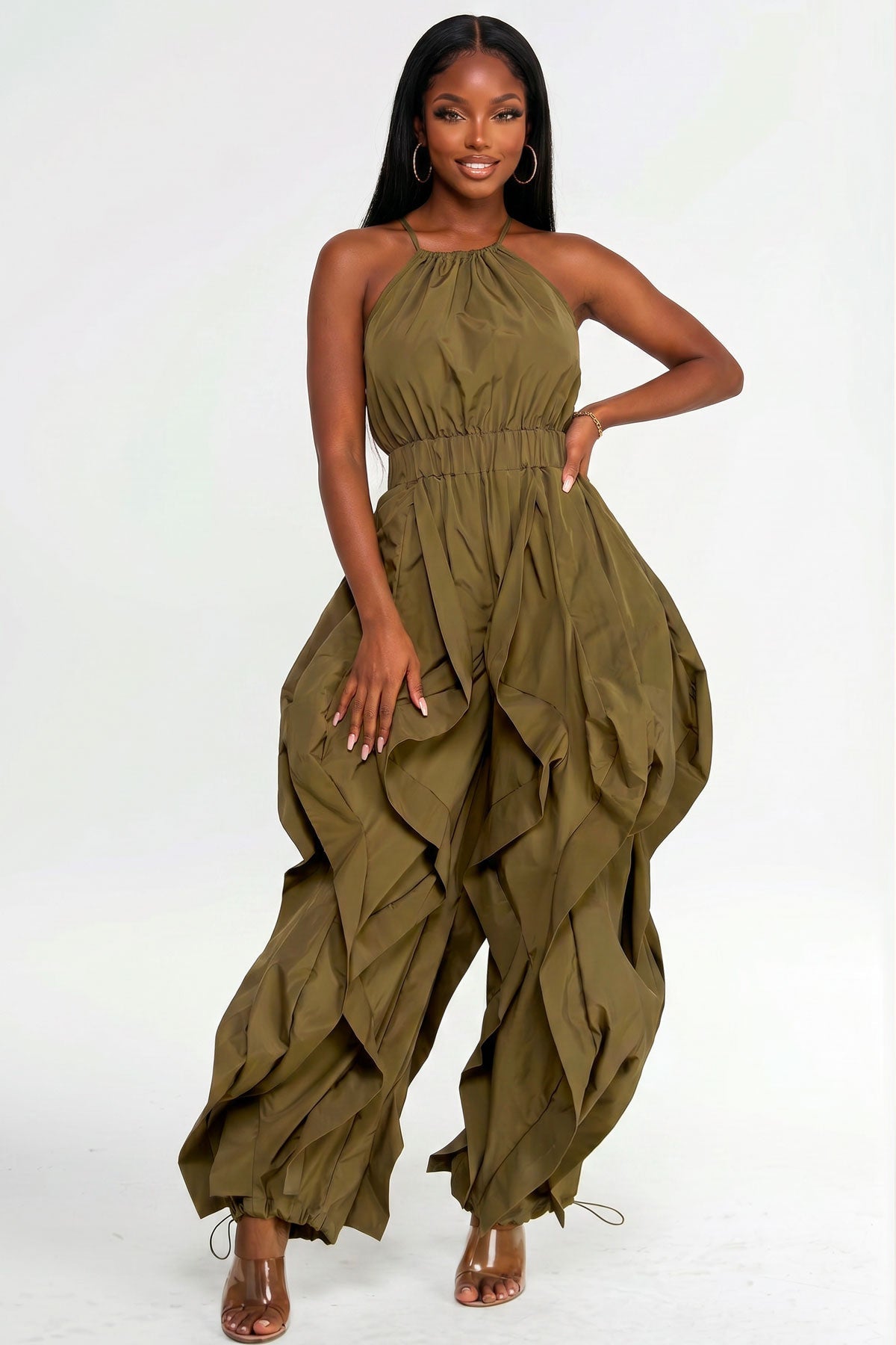 RIPPLE EFFECT JUMPSUIT