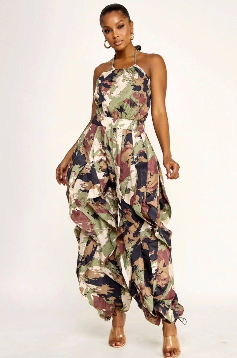 RIPPLE EFFECT JUMPSUIT PRINT