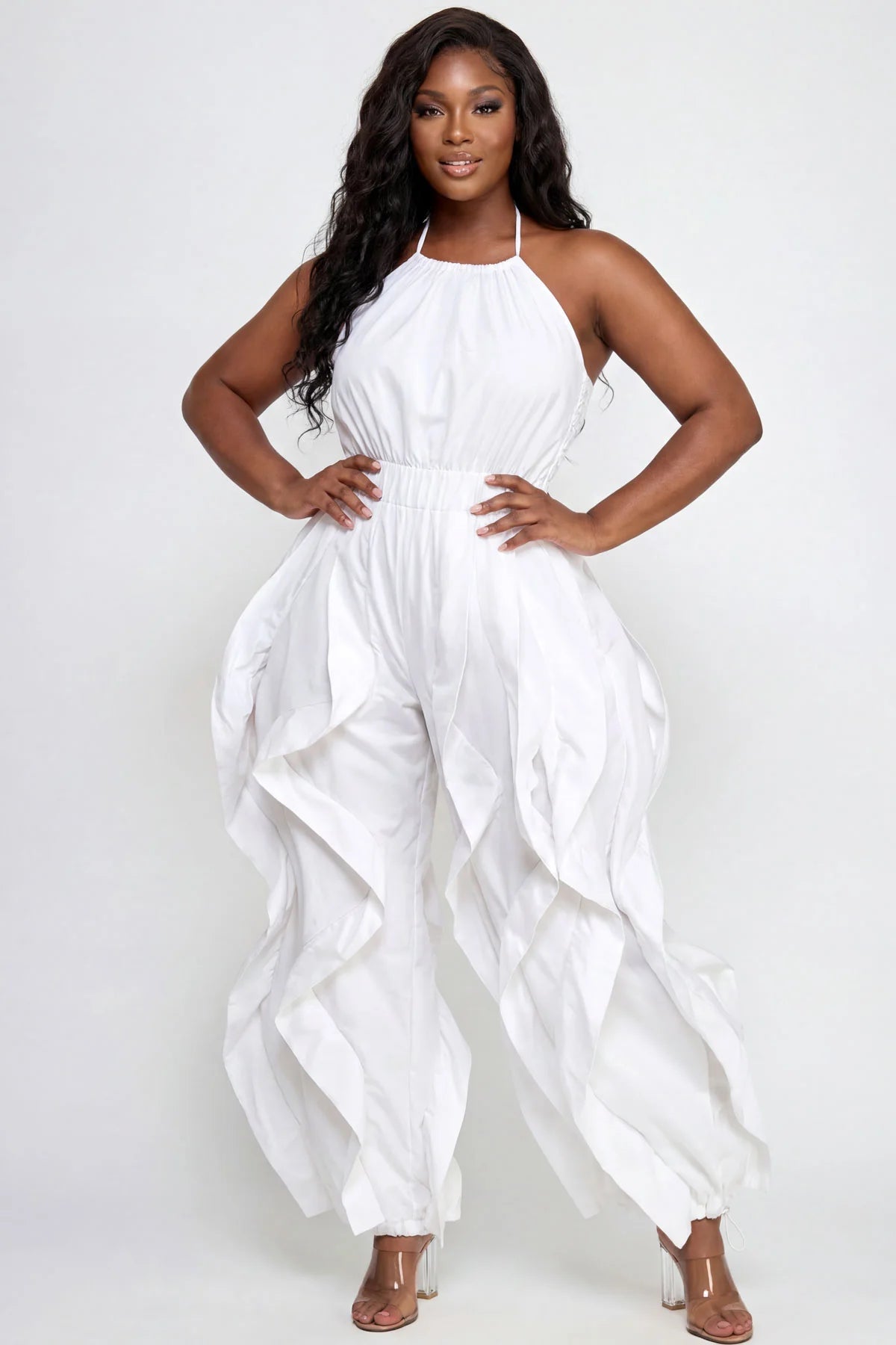 RIPPLE EFFECT JUMPSUIT