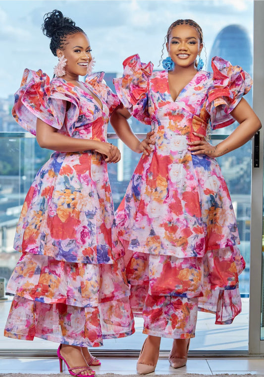 TRIPLE BLOOM DRESS