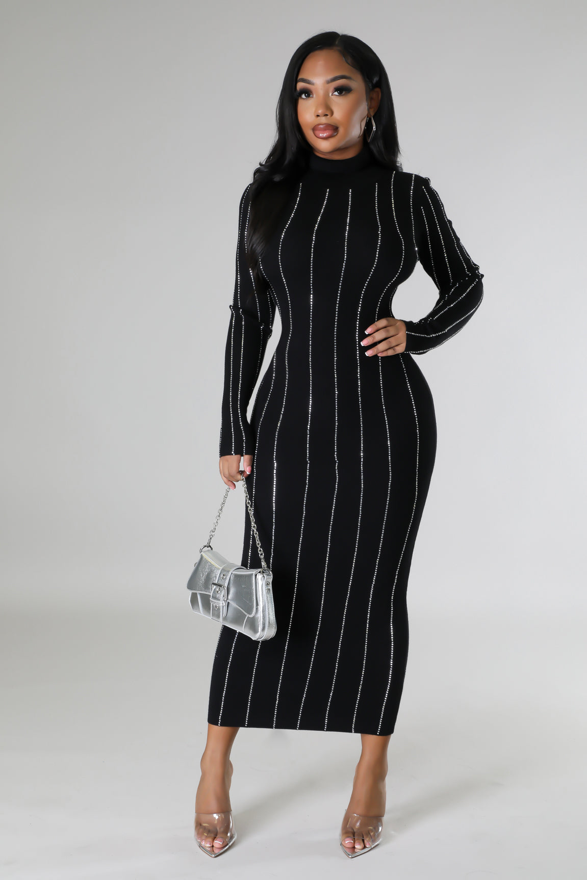 MARCELLA DRESS-BLACK to