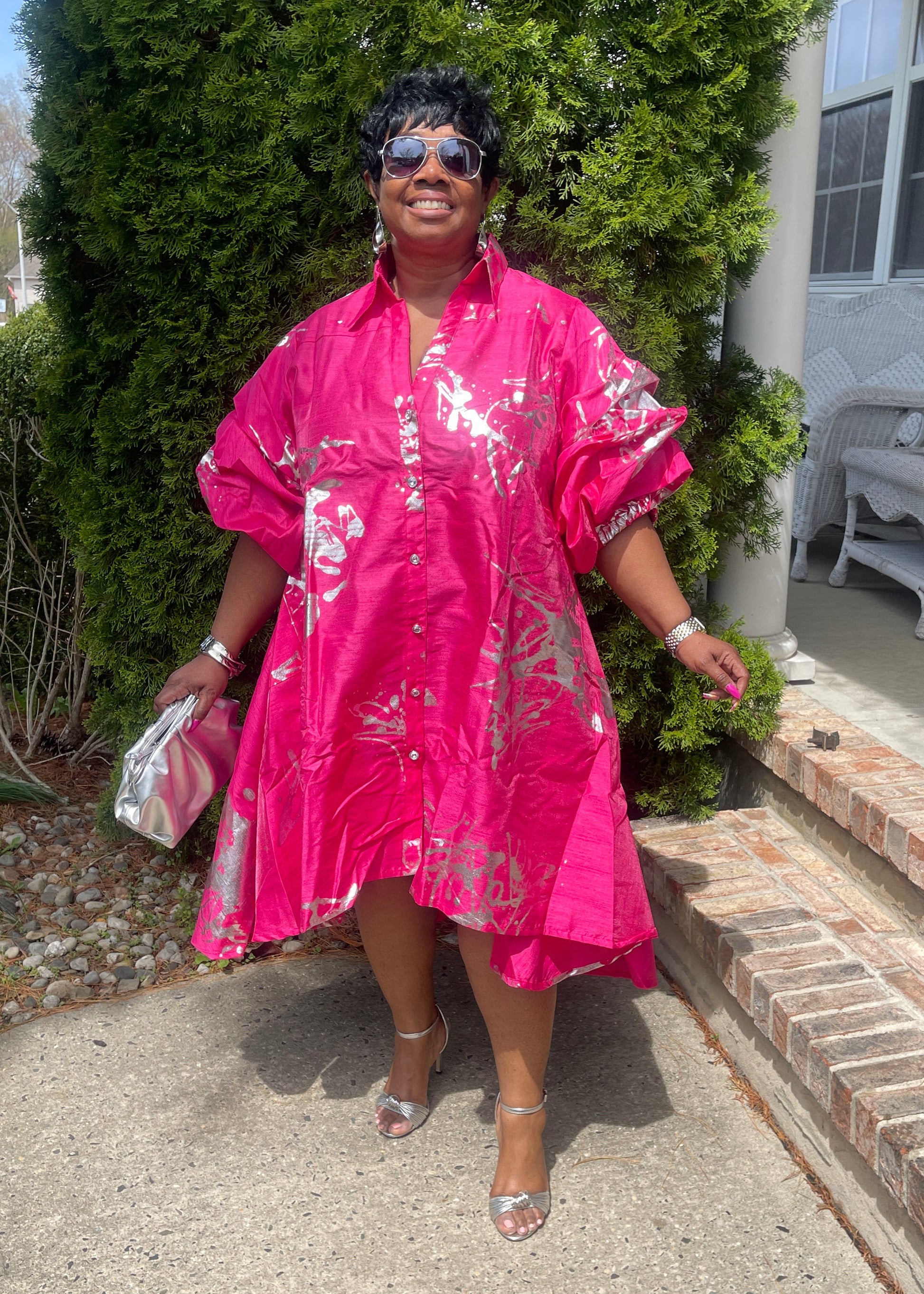 Satin Hot Pink Tunic Dress Topshop Boutique Hot Pink Silk Maxi Dress Satin Hot Pink Tunic Dress Topshop Boutique Hot Pink Silk Maxi Dress