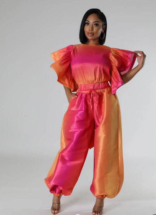 SUNBURST PANTSET