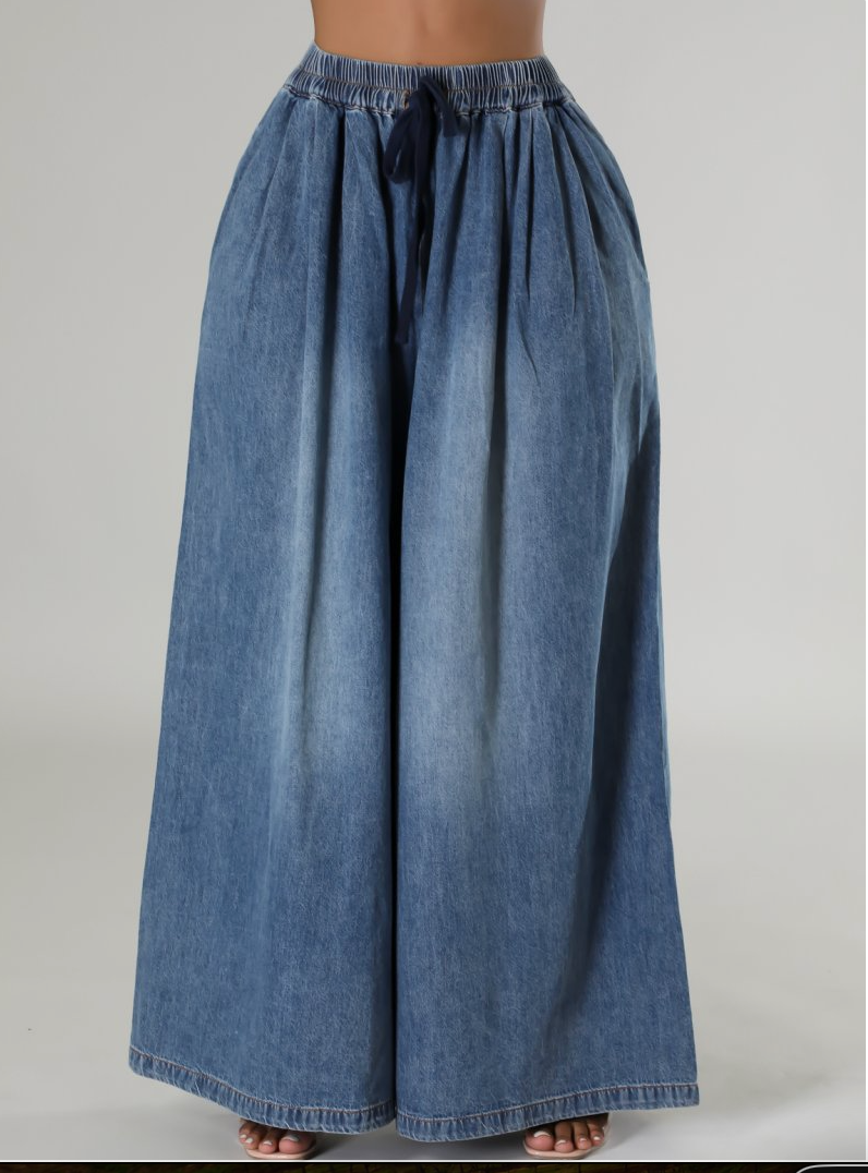 SAGE WIDE LEGGED JEANS