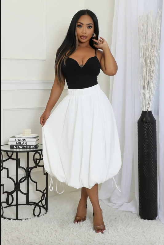 SCRUNCH & SWIRL SKIRT