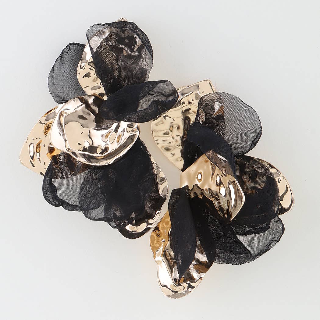 Blossoming Abstract Flower Earrings