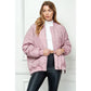 Rhinestone Oversize Bomber Jacket