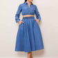 Elastic Waist Full Skirt
