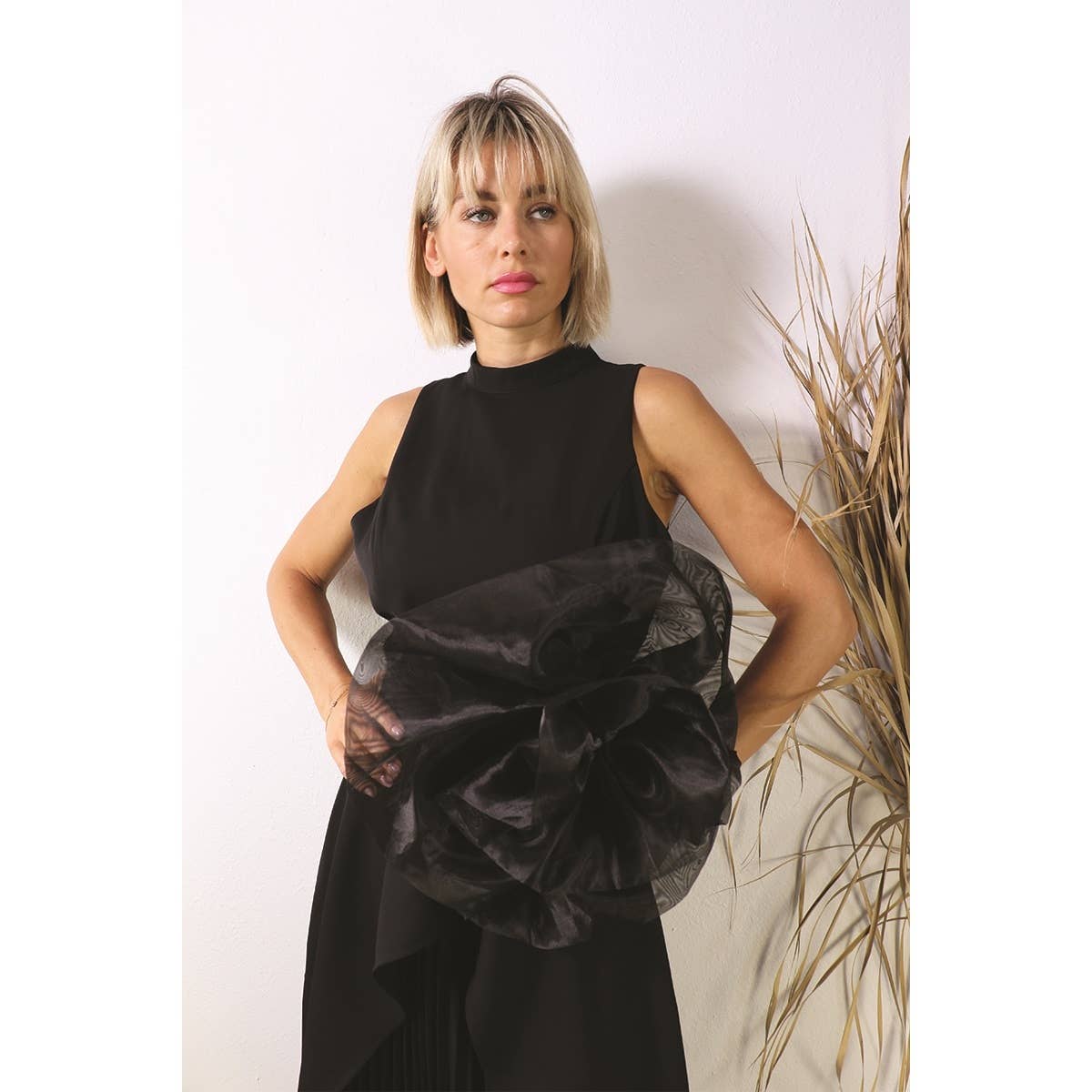 ORGANZA FLOWER BROOCH