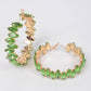 Rhinestone Hoop Earring
