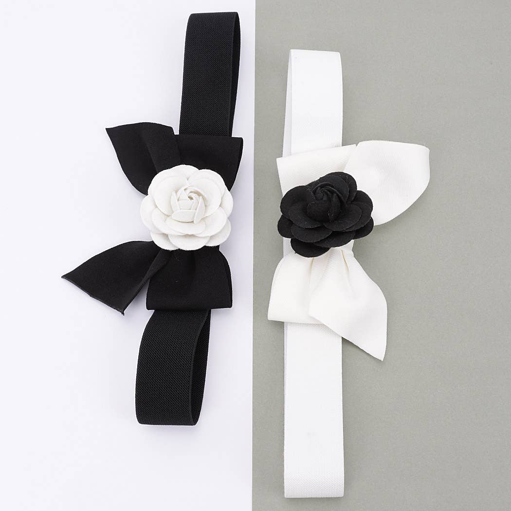 Flower Ribbon Elastic Belt