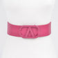 Color Metal Buckle Elastic Belt