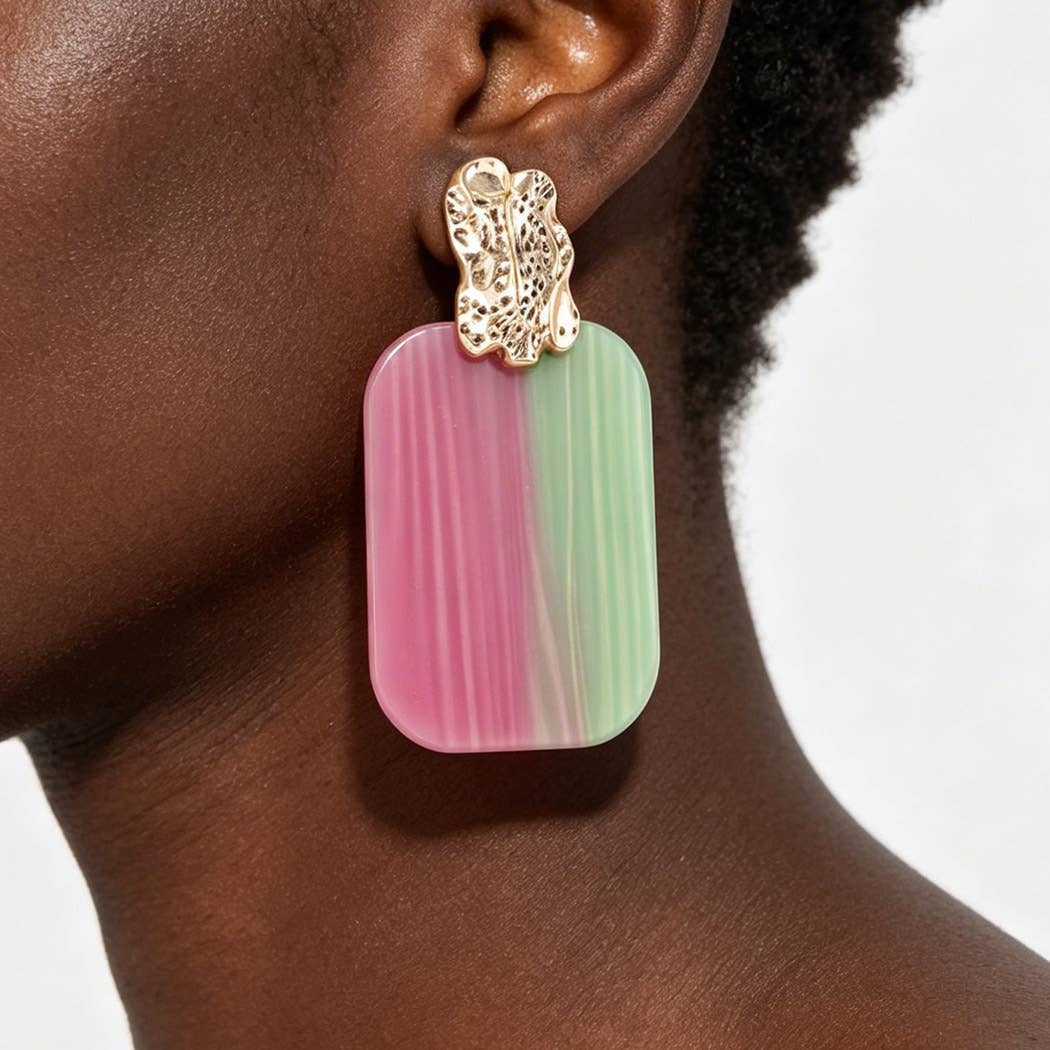 Pastel Grain Fashion Earrings