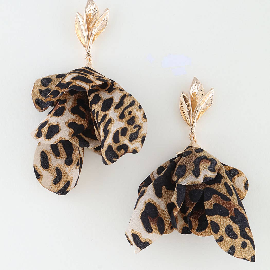 Blossoming Rose Drop Earrings