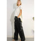 ORGANZA RUFFLE SIDE PANTS