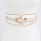 Studded Wide Stretch Belt