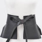Faux Leather Skirt Belt