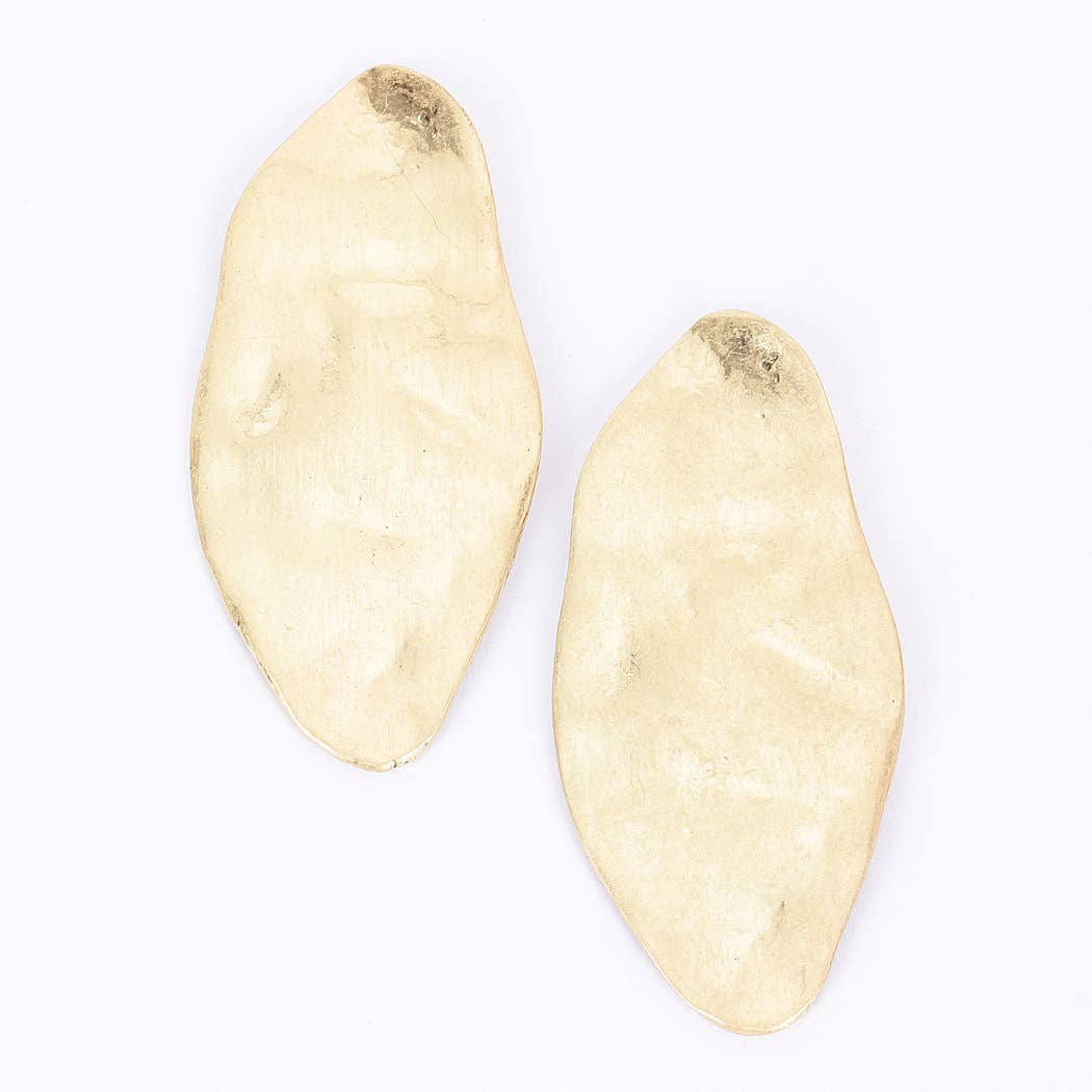 Gold Plated Metal Earring