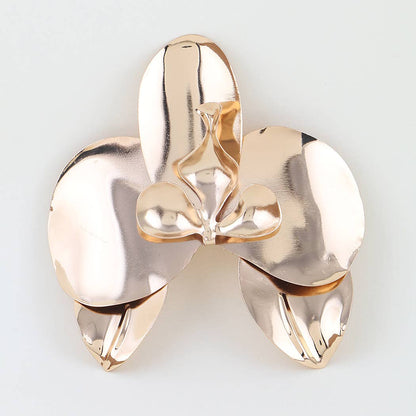 Polished Orchid Brooch