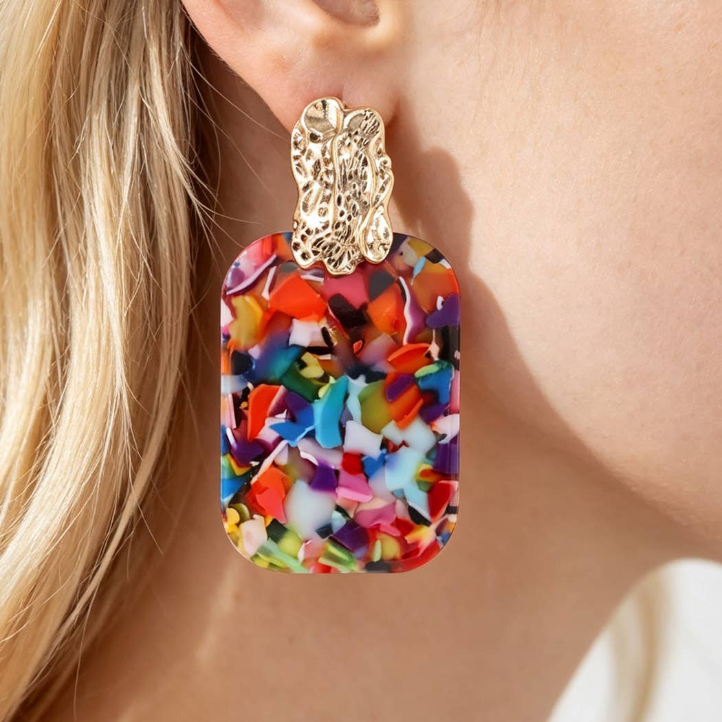 Pastel Grain Fashion Earrings