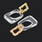 Vintage Metal Clear Earring