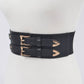 Corset Stretch Belt W/two Buckles