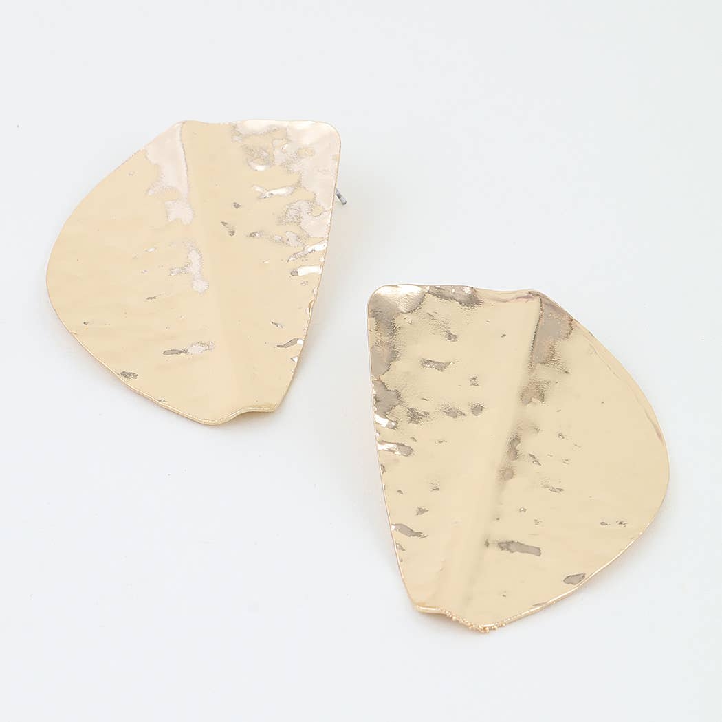 Hammered Fashion Stud Earrings