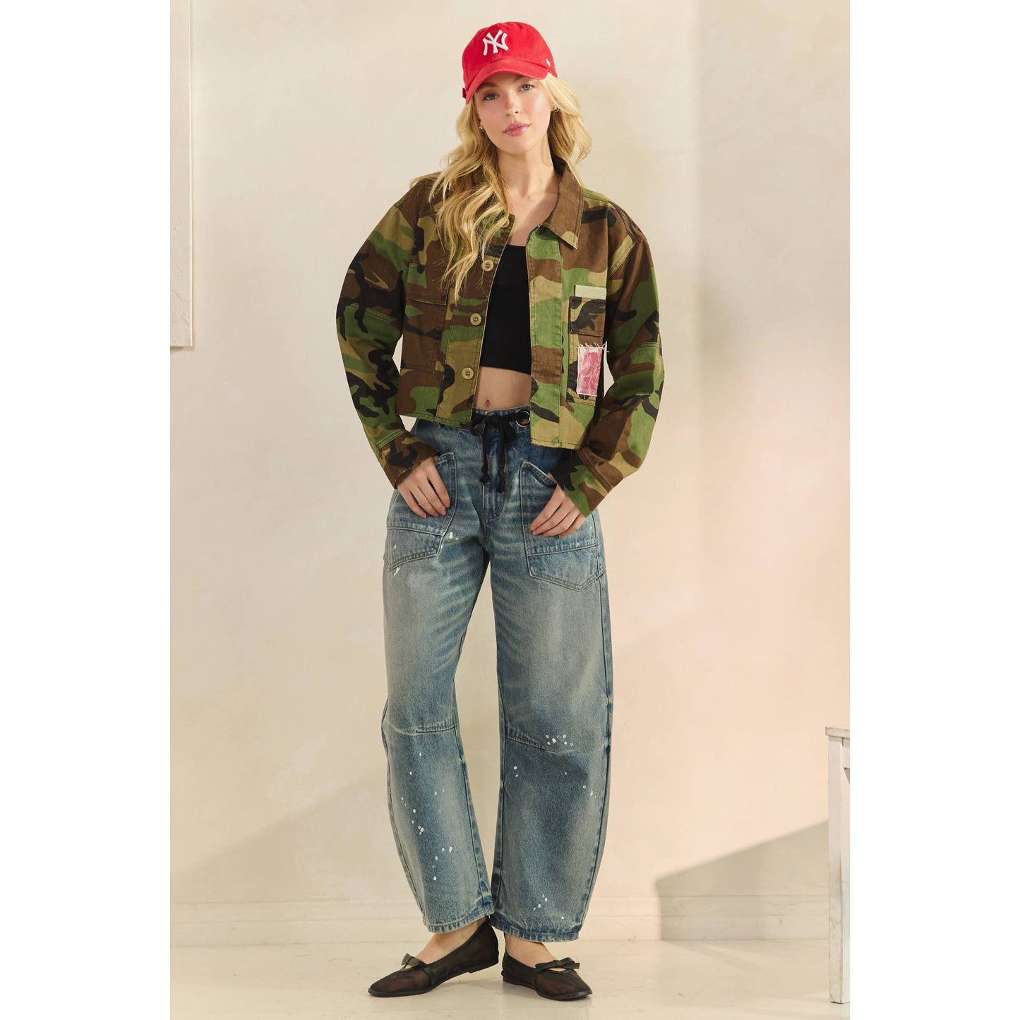Camo Contrast Jacket