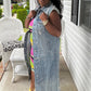 DIAMONDS & PEARLS DENIM VEST