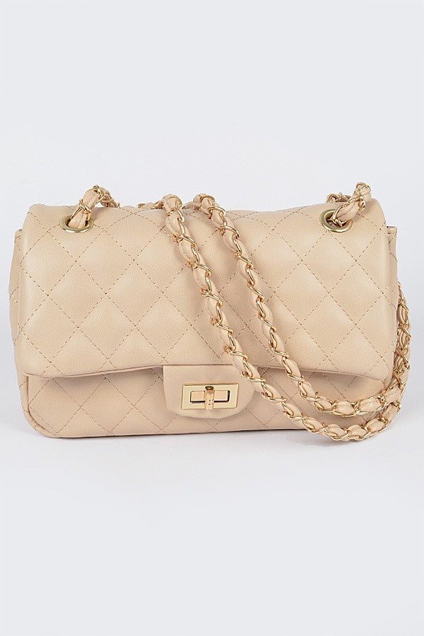 NUDE QUILTED HANDBAG